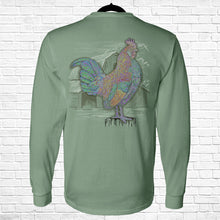 Load image into Gallery viewer, Ribbon Rooster Long Sleeve Tee
