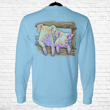 Load image into Gallery viewer, Ribbon Pigs Long Sleeve Tee
