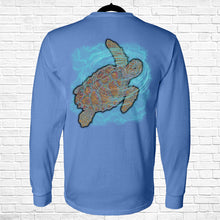 Load image into Gallery viewer, Ribbon Sea Turtle Long Sleeve Tee
